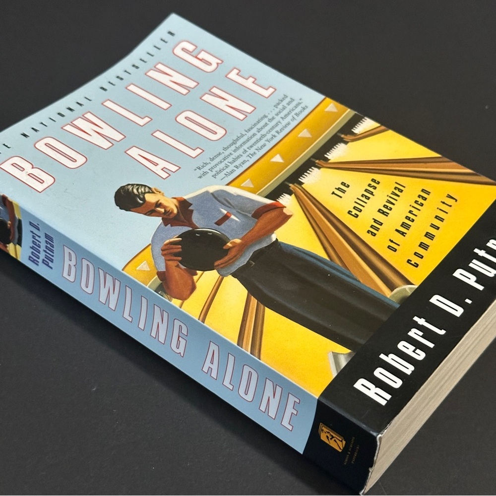 Bowling Alone by Robert D. Putnam | Sociology, Political Theory |Paperback Book - Picture 3 of 10
